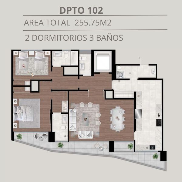 Plano de venta departamento en san isidro