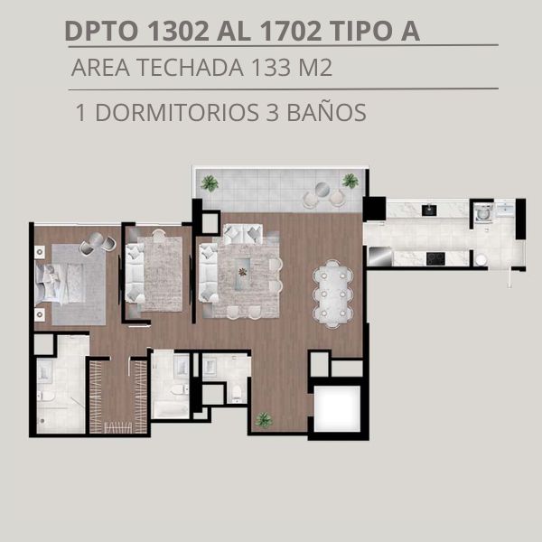departamento frente al golf